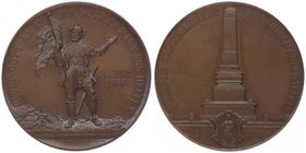Schweiz
 Br - Medaille 1888 auf die V. Säkularfeier der Schlacht bei Naefels, von Chr. Bühler & E. Durossel, Dm 47 mm. 49,70g stgl