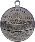 Franz Joseph I. 1848 - 1916
 Zinnmedaille 1898 an Öse, zur Erinerung an Frantisek Palacky, von Smakol-Prag. 12,20g. 34mm ss/ss+