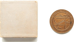 Cu Medaille 1955 auf das Innkaftwerk Prutz-Imst, in Etui. 45,90g. 50mm stgl