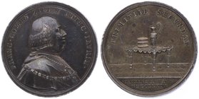 Raab, Bistum Franz Graf Zichy 1744 - 1783
 Ag - Medaille 1774 auf seine Sekundiz. Brustbild r. Rs: Tisch mit Karaffe und drei Broten, von A. Wideman,...