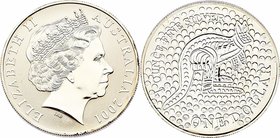 Australien Elisabeth II. 1952 - Heute
 1 Dollar 2001 Perth. 32,16g. KM 590 stgl