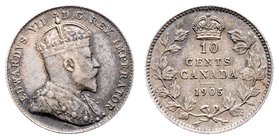 Canada
 10 Cents 1905 ss/vz