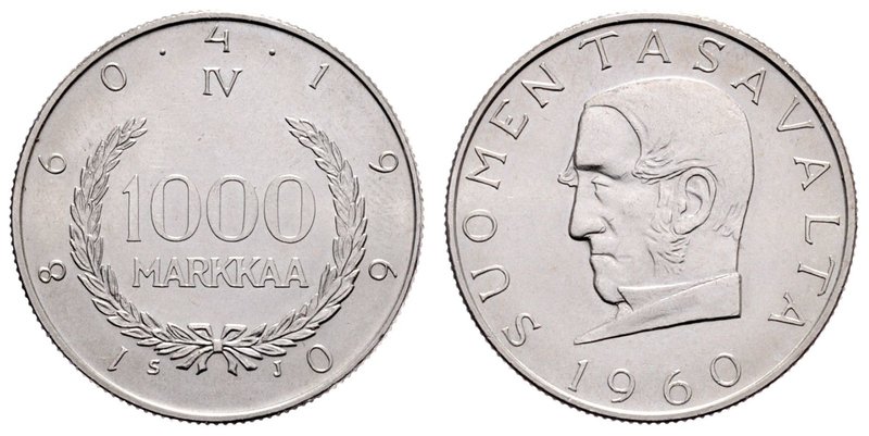 Finnland Republik
 1000 Markka 1960 Tasavalta stgl