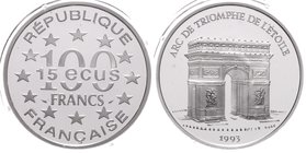 Frankreich Republik
 100 Francs 1993 Arc de Triumph PP