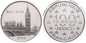 Frankreich Republik
 100 Francs 1994 Big Ben PP