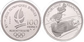 Frankreich Republik
 100 Francs 1992 Bob PP