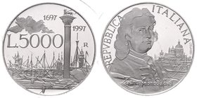 Italien nach 1945
 5000 Lire 1997 G.A. Canal PP