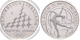 Italien nach 1945
 5 Euro 2006 Turin PP