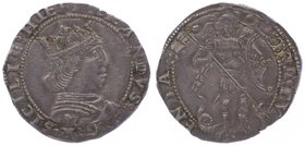 Italien Sizilien
Ferdinand I. 1458 - 1494 Ag Coronato o. J. (1488-1491) Neapel. 4,05g. vgl. Pannuti-Riccio 17d (für Typ) vz