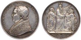 Italien Vatikan
Pius IX. 1846 - 1878 Ag Medaille o.J. Rom. 33,90g f.vz