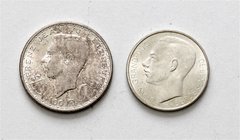 Luxemburg
 Lot 2 Stück 100 Francs 1946, 1964 stgl