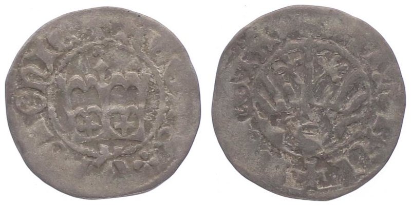 Polen Kasimir Jagello 1447 - 1492
 Krakauer Halbgroschen o. J. 0,98g. Gumowski ...