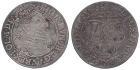 Polen Sigismund III. 1587 - 1632
 Sechsgroschen / VI Groschen 1623 3,69g. Gumowski 1160 ss