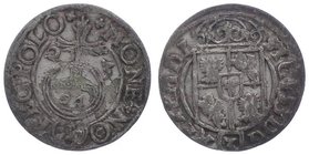 Polen Sigismund III. 1587 - 1632
 3 Pölker / Dreipölker 1623 Olkusz. 1,02g. Gumowski 1098 ss+