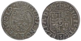 Polen Sigismund III. 1587 - 1632
 3 Pölker / Dreipölker 1625 1,19g. Gumowski 975 ss