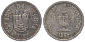 Portugal - Indien
 1 Rupia 1935 Lissabon. 11,50g. KM 22 stgl