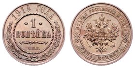 Russland Nikolaus II. 1894 - 1917
 1 Kopeke 1914 St. Petersburg stgl