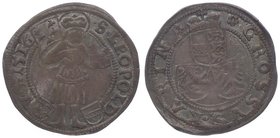 Maximilian I. 1493 - 1519
 Batzen 1516 St. Veit. 2,96g. Schulten 3981, Egg vgl. 14. Prägeglanz mit alter Patina vz