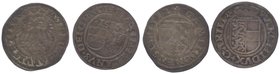 Maximilian I. 1493 - 1519
 1/2 Batzen 1512/1516 2 Stück. St. Veit. a. ca 1,78g. Egg 27 ss/vz