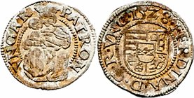 Ferdinand I. 1521 - 1564
 Denar 1528 ohne Mzz. ungar. Mzst. 0,60g. Huszar 934 vz +