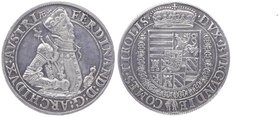 Erzherzog Ferdinand 1564 - 1595
 Taler o. J. Hall. 28,74g. HMB Av-Walze 20/II, Rv-Walze 16/II. ss/ss+
