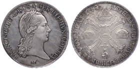 Franz II. 1792 - 1806
 Kronentaler 1794 M Mailand. Her. 489 f.vz/vz