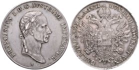Franz I. 1806 - 1835
 Taler 1831 A Wien. 28,10g. Fr. 197 ss+