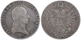 Franz I. 1806 - 1835
 Taler 1819 C Prag. 27,96g. Fr. 146 f.ss