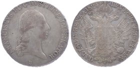 Franz I. 1806 - 1835
 Taler 1824 B Kremnitz. 28,00g. Fr. 176 ss/ss+
