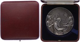 Franz Joseph I. 1848 - 1916
 Ag Medaille 1911 Schubert. in Etui vz