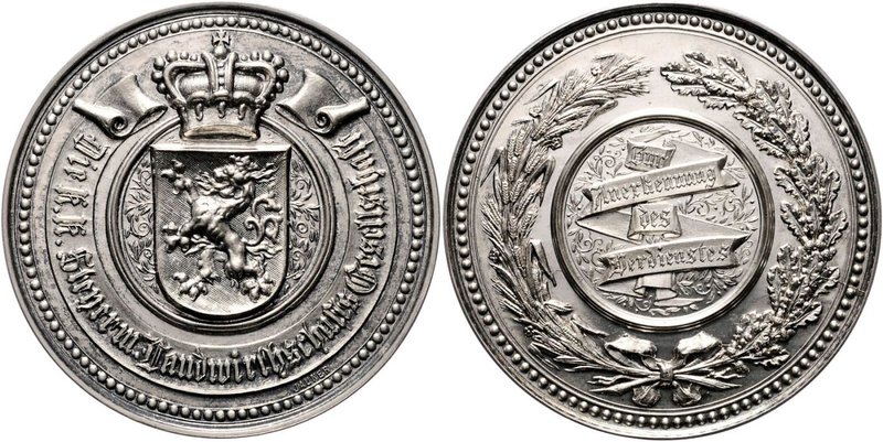 Franz Joseph I. 1848 - 1916
 Ag - Medaille o. J. Verdienstmedaille o.J. der K.u...