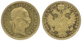 Franz Joseph I. 1848 - 1916
 Dukat 1888 Wien. Fr. 1247 vz