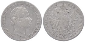 Franz Joseph I. 1848 - 1916
 Vereinstaler 1862 V Venedig. 18,32g. Fr. 1413 f.ss