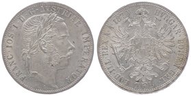 Franz Joseph I. 1848 - 1916
 Gulden 1870 A Wien. 12,36g. Fr. 1489 vz