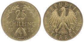 1. Republik 1918 - 1933 - 1938
 25 Schilling 1929 Wien vz