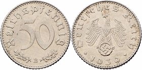 Österreich im 3. Reich 1938 - 1945
 50 Reichspfennig 1939 B Wien vz/stgl