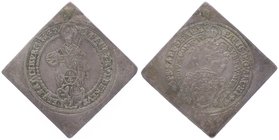 Salzburg - Erzbistum Paris Graf Lodron 1619 - 1653
 1/4 Talerklippe 1642 Salzburg. 7,16g. HZ 1567. Hsp. ss