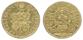 Salzburg - Erzbistum Franz Anton von Harrach 1709 - 1727
 1/4 Dukat 1713 Salzburg. 0,88g. HZ 2380 stgl
