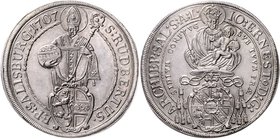 Salzburg - Erzbistum Johann Ernst Graf Thun Hohenstein 1687 - 1709
 Taler 1707 Salzburg. 29,47g. HZ 2179 vz/stgl