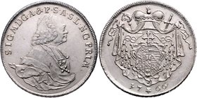 Salzburg - Erzbistum Sigismund Christoph Graf Schrattenbach 1753 - 1771
 Taler 1766 Salzburg. 27,90g. HZ 3006 f.vz/vz