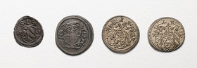 Deutschland vor 1871
Nürnberg Lot 4 Stück, Heller, Kreuzer. 1678, 1715, 1759 (2x). 17. + 18. Jahrhundert ss/vz