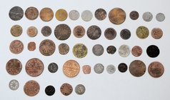 Deutschland vor 1871
Diverse Lot 46 Stück, ab ca. 1700, diverse Kleinmünzen in Cu und Ag. s - ss+