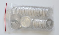 Kanada
 Lot 21 Stück, ab 1980, diverse Dollar in Silber PP