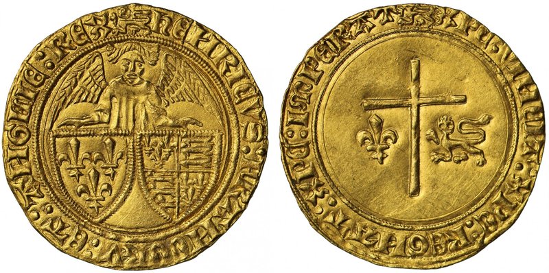 Extremely Rare Angelot D’Or of King Henry VI Struck at Rouen

Henry VI, King o...