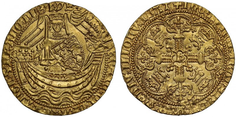 Henry V (1413-22), gold Noble of Six Shillings and Eight Pence, Tower Mint Londo...