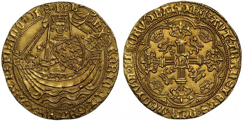Henry VI, first reign (1422-61), gold Noble of Six Shillings and Eight Pence, To...