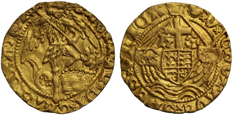 Extremely Rare First Type of Gold Half Angel of King Henry VII

Henry VII (148...