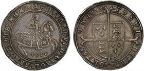 Very Imposing Silver Crown of King Edward VI of the Earliest Date

Edward VI (1547-53), silver Crown of Five Shillings, 1551, Fine Silver issue, Kin...