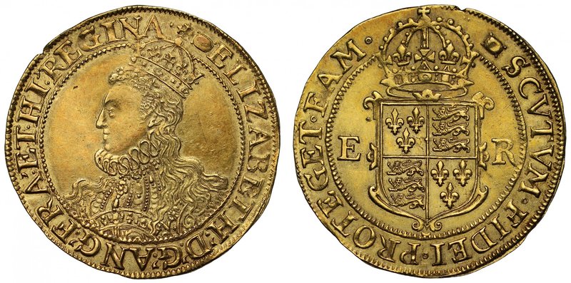 Nice Example of the Elaborate Bust of Elizabeth I on a Gold Pound

Elizabeth I...
