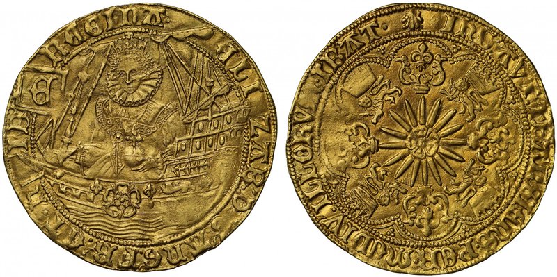 Extremely Rare Gold Fifteen Shilling Ryal of Queen Elizabeth I

Elizabeth I (1...